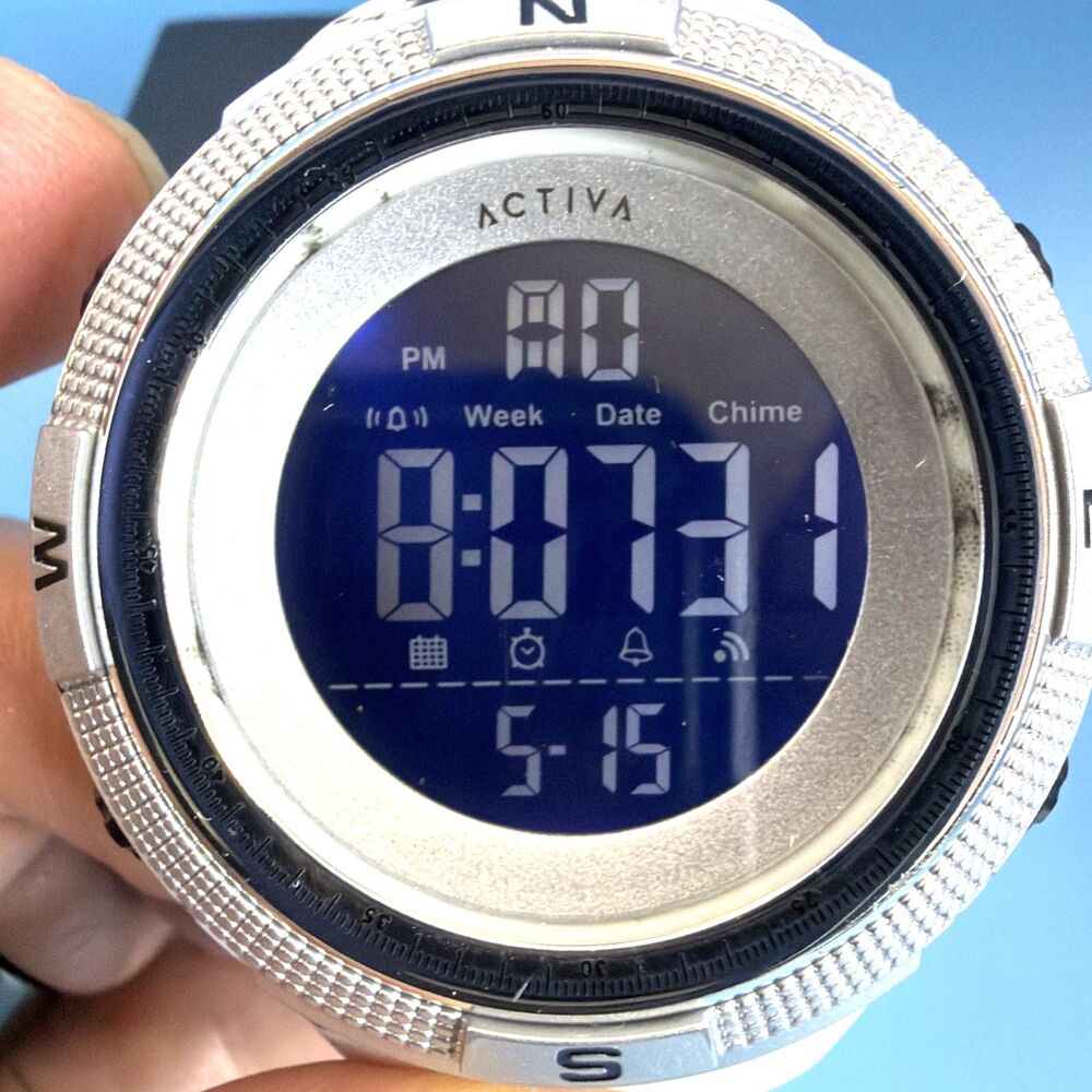 Activa Summit X Invicta Men's Digital Watch - 50mm, Camouflage, White ACW1915MC